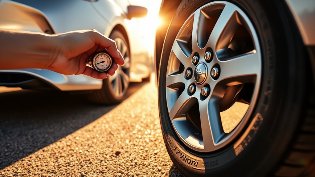 check tire pressure regularly