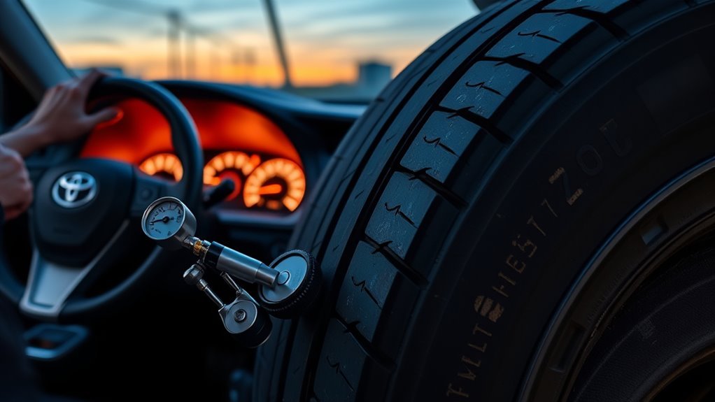 check tire pressure regularly