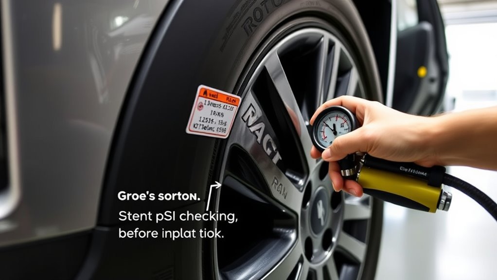 check tire pressure regularly