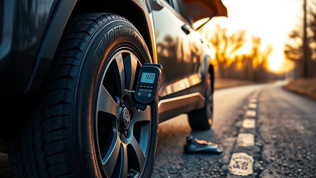 check tire pressure regularly