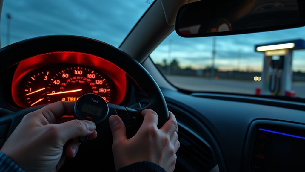 check tires and reset