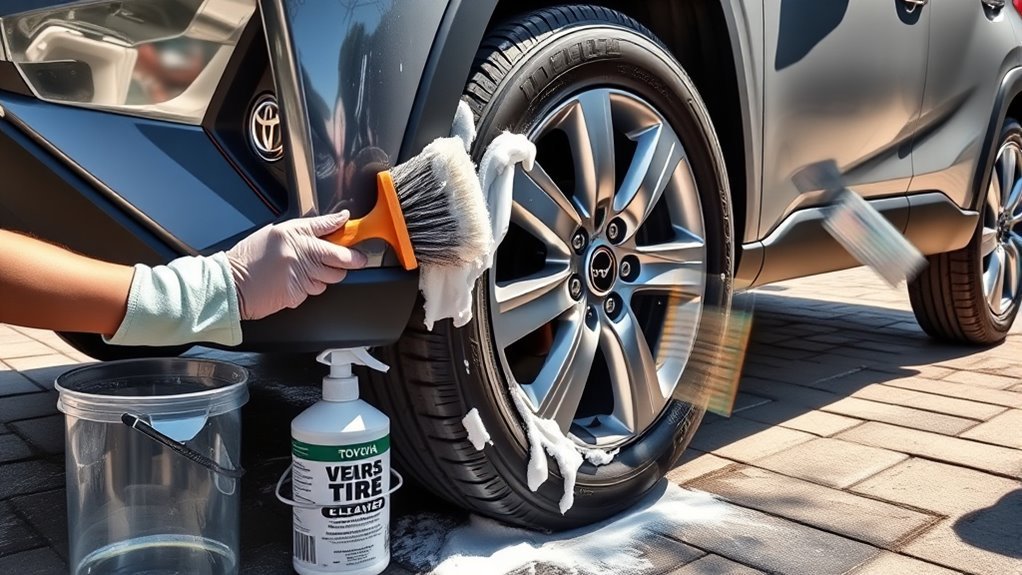 clean tires safe driving