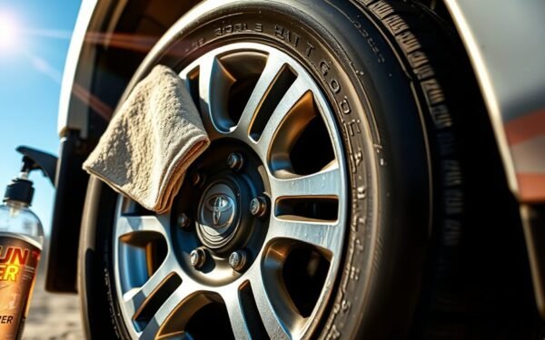 clean toyota hilux wheels