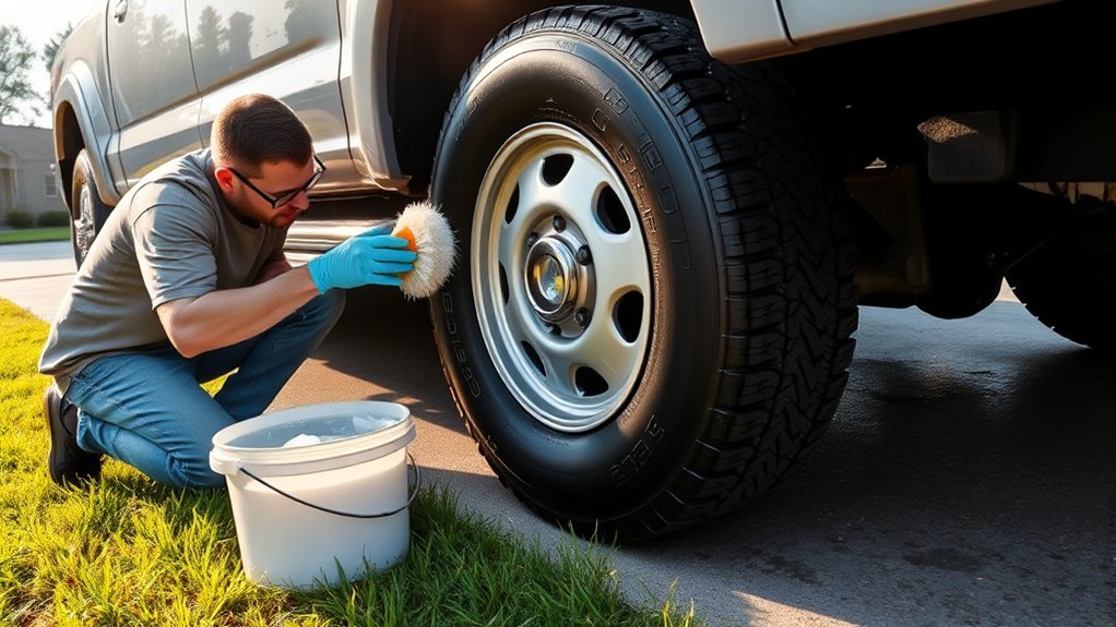clean white letter tires effectively