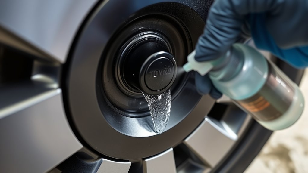 confirm tire valve leak