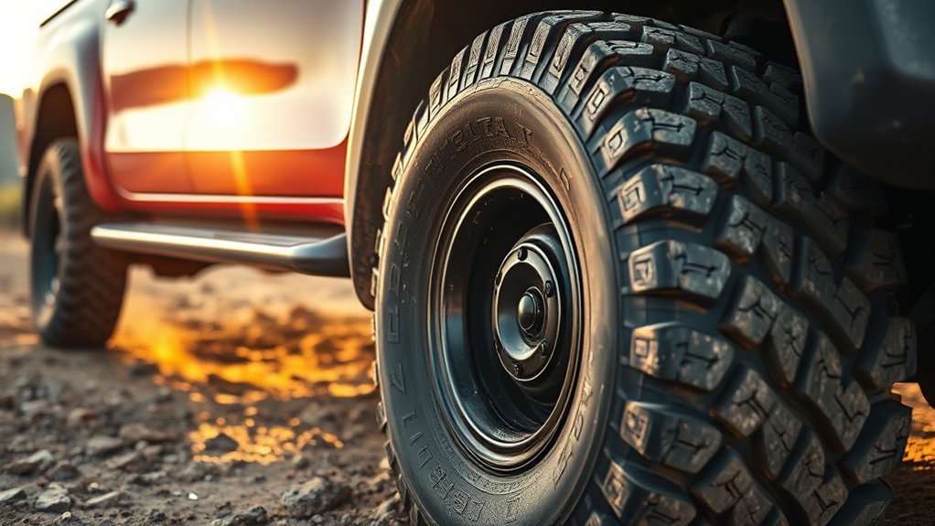 Run-flat tire concept showing temporary mobility after a puncture