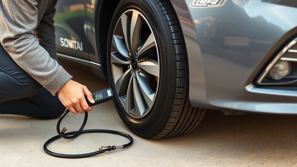 correct tire pressure maintenance