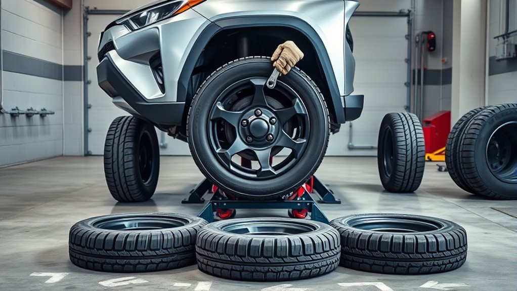 correct tire rotation pattern