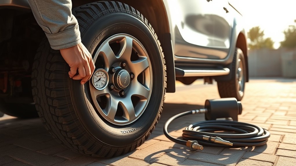 correctly inflate hilux tires