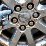 corroded rim tire leak