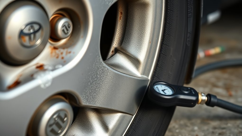 corroded rims cause air loss