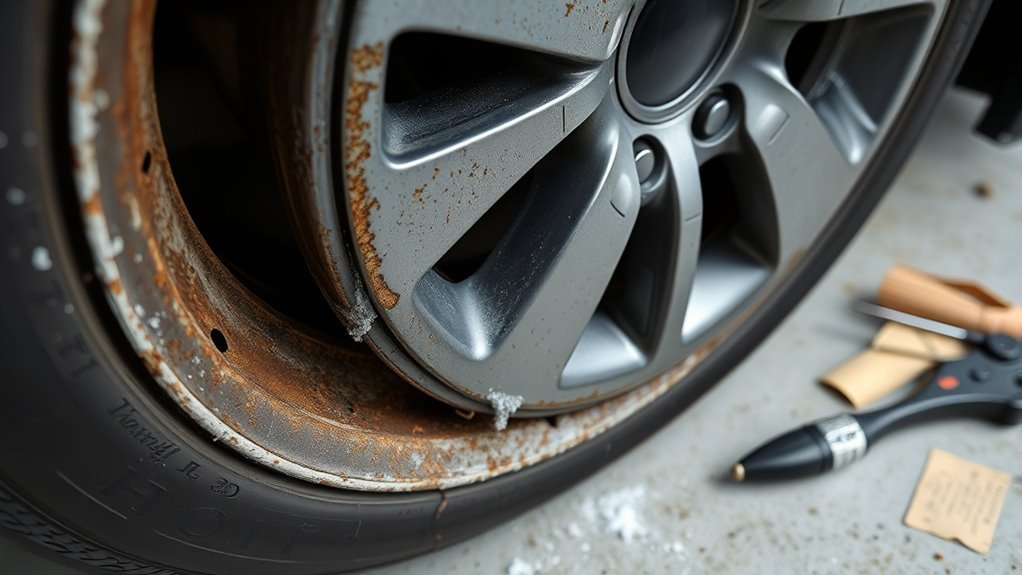 corrosion signs in rims