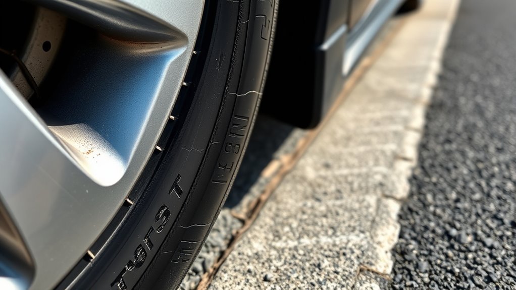 cracked tires compromise safety