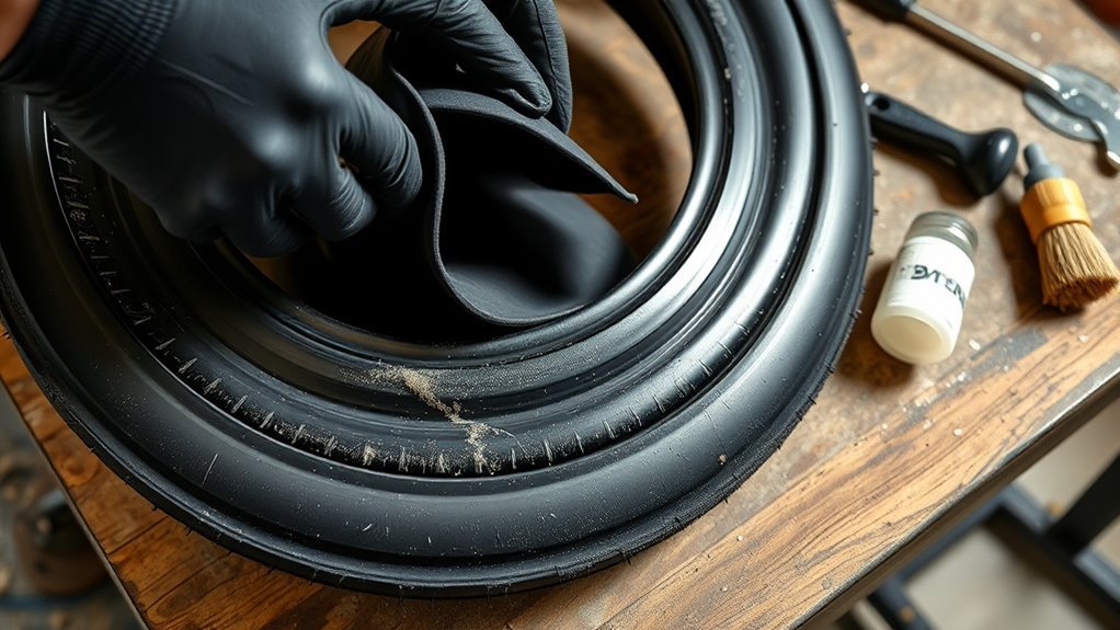 deflate lubricate twist inspect