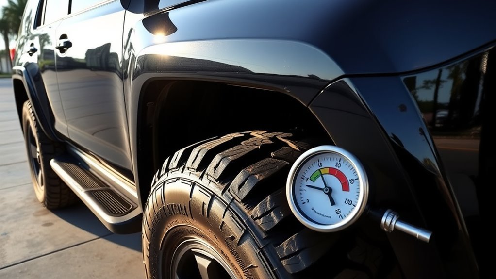 deflate tires for precision