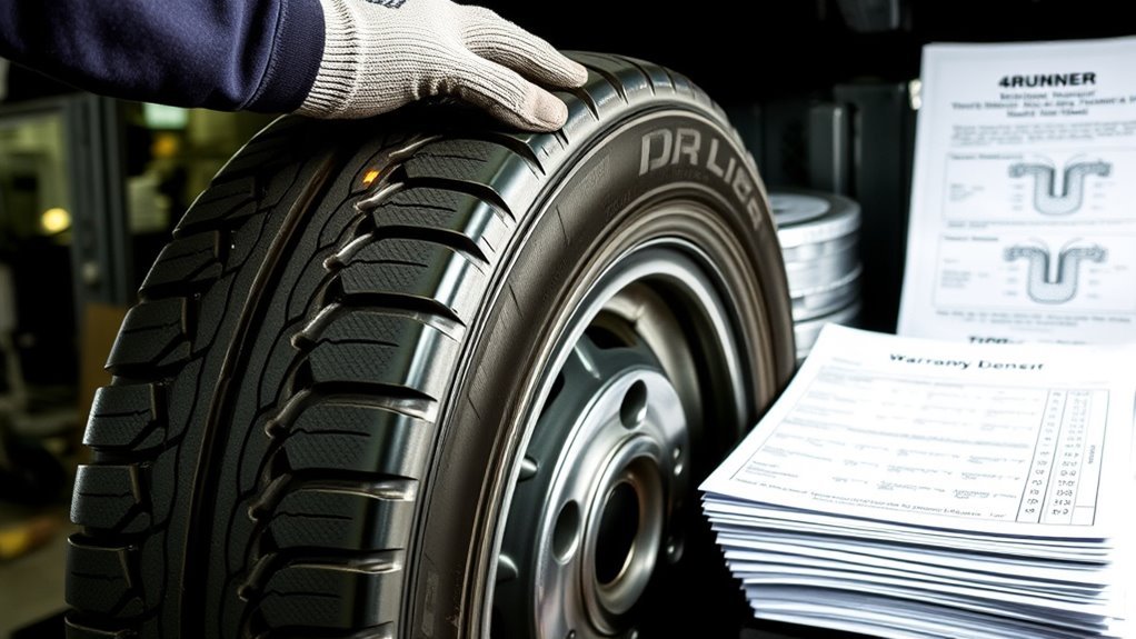 demanding warranty tire replacement