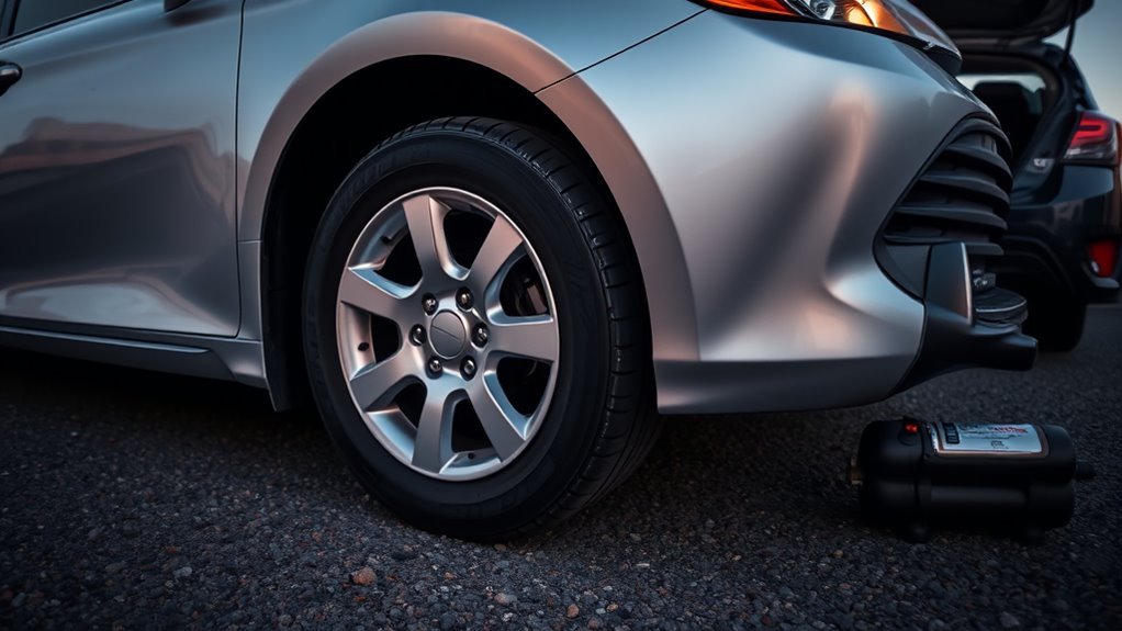 detecting flat tire signs