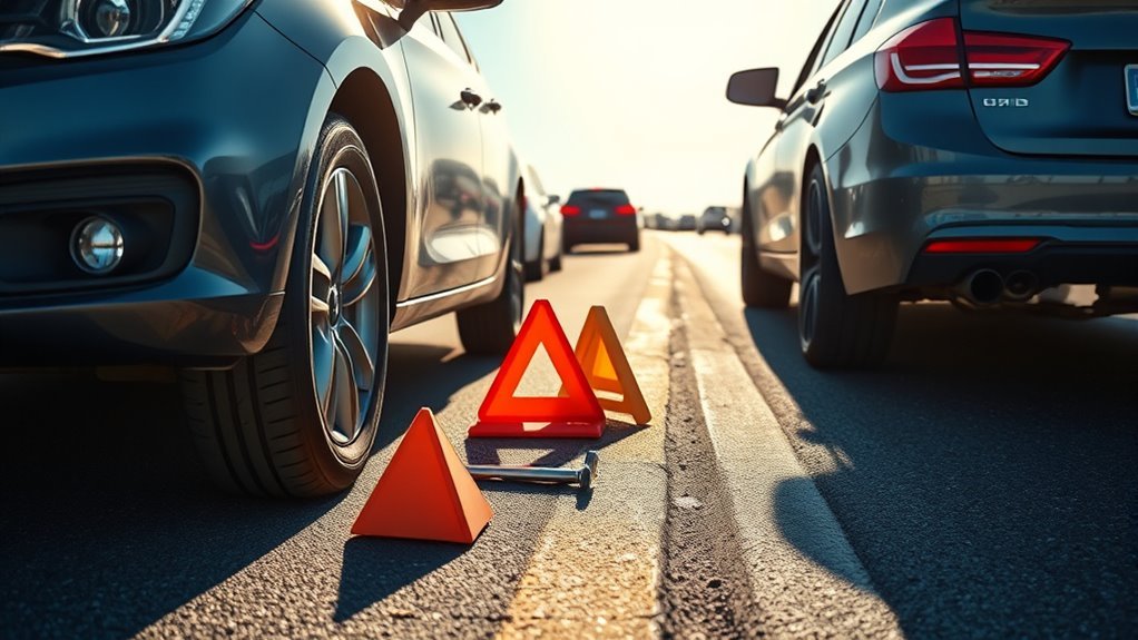 detecting flat tire signs