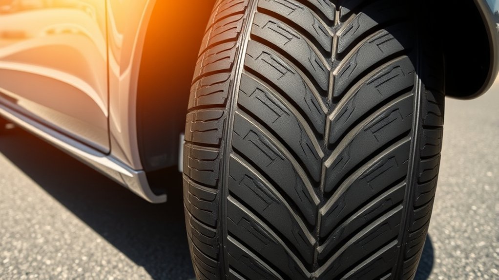 directional tire design features