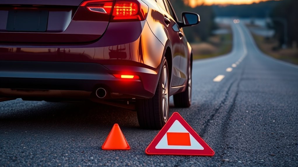 drive safely on flat