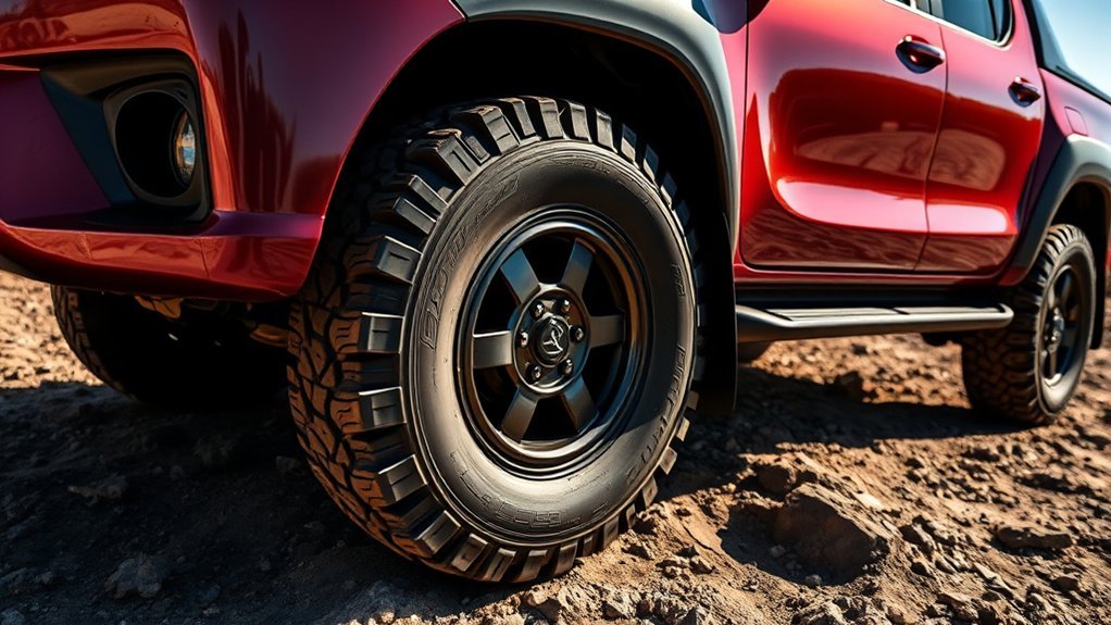 enhanced performance with wider tires