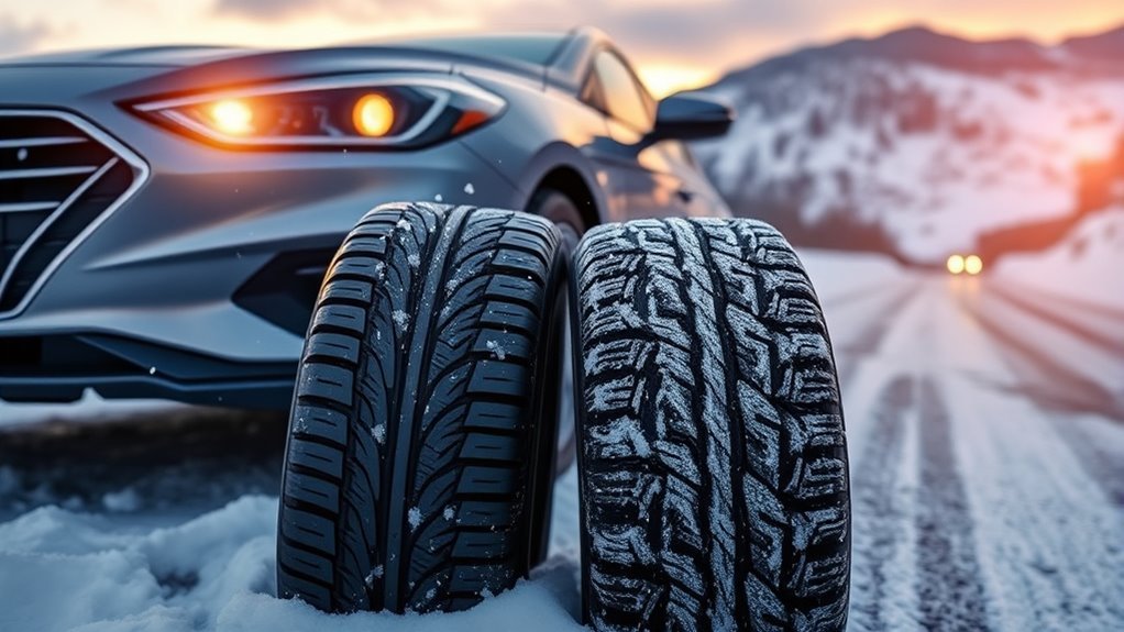 enhanced safety with winter tires