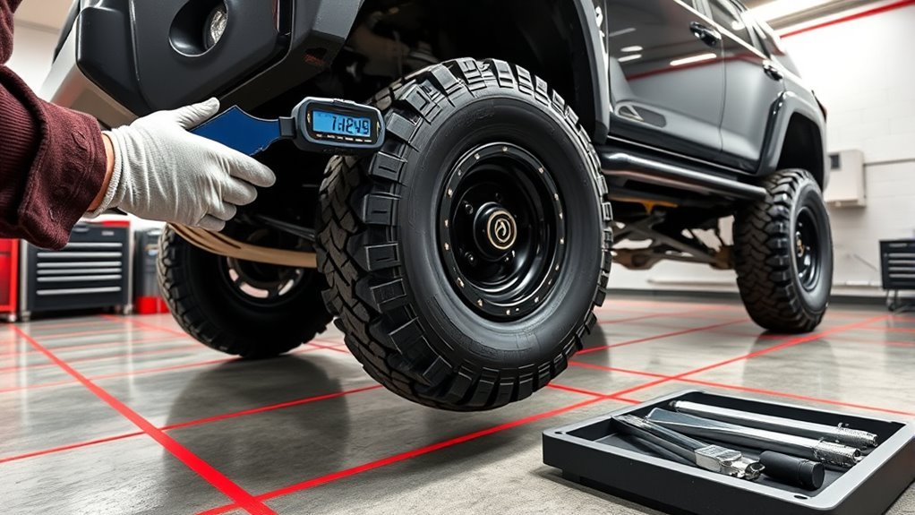 ensure proper tire alignment