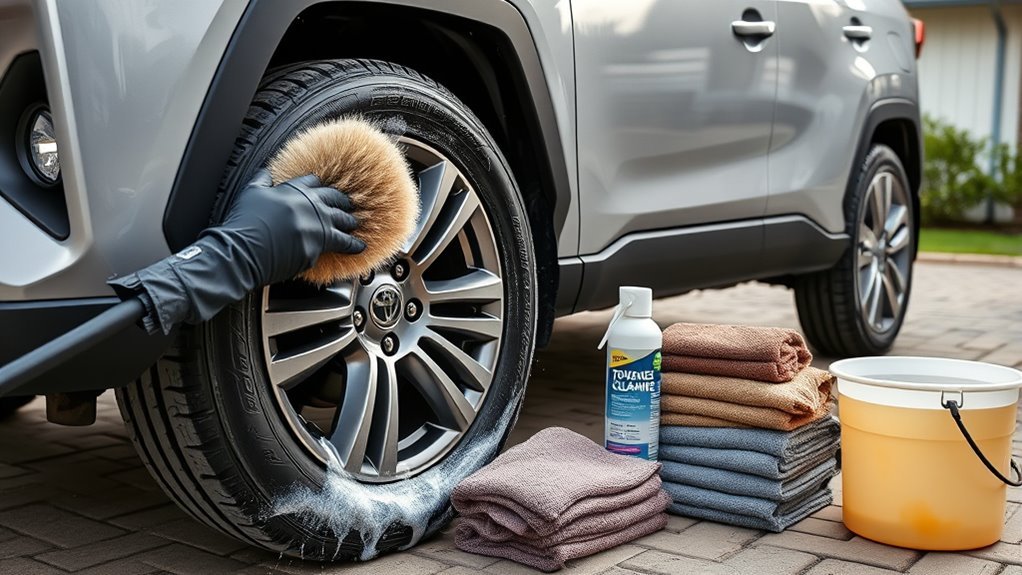 essential wheel and tire cleaners