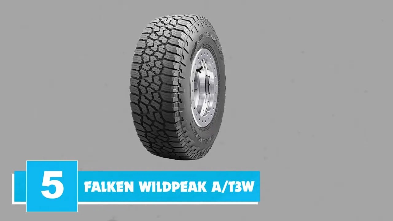 Falken WildPeak A/T3W all-terrain tire tread close-up