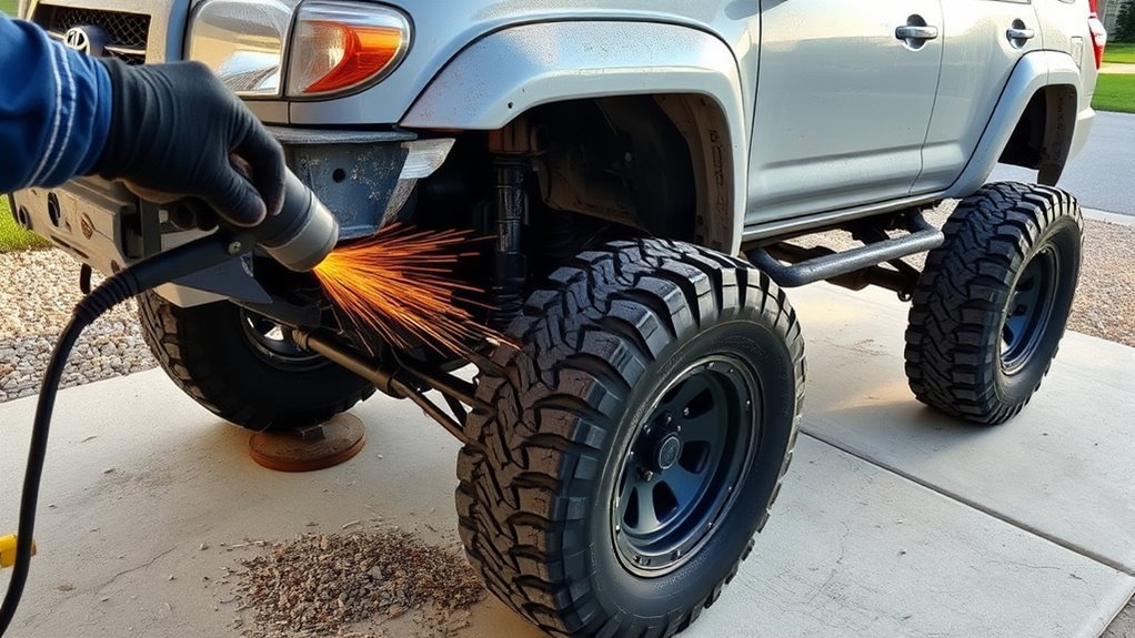 fender trimming for clearance