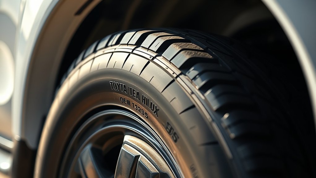 find hilux tire specifications