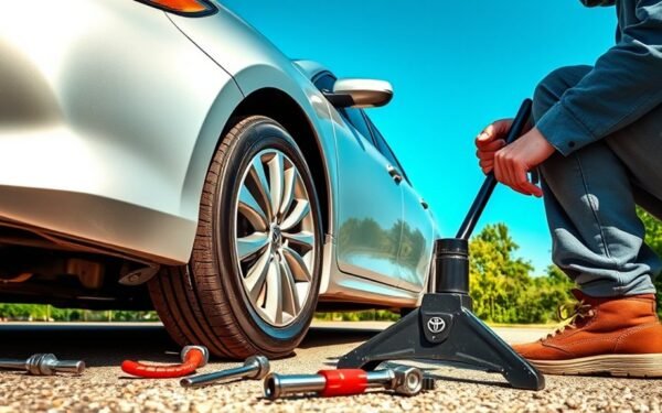 flat tire change guide