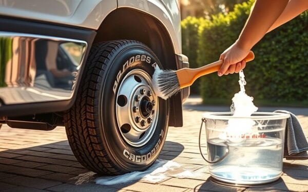 gentle cleaning for tires