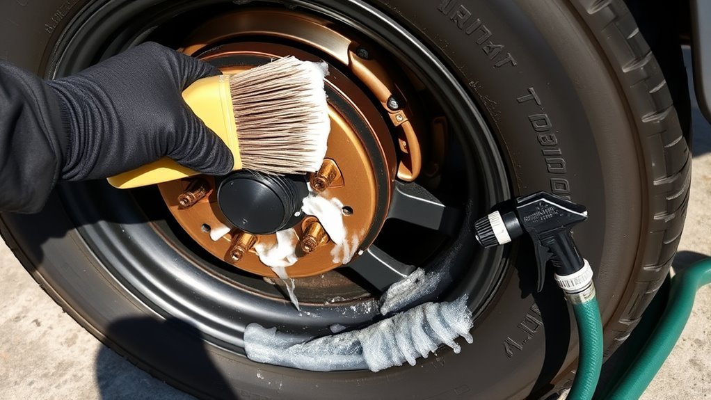 gentle tire and wheel cleaning