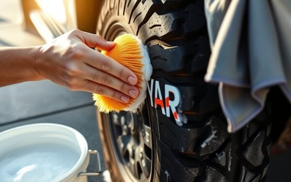 gentle tire cleaning techniques
