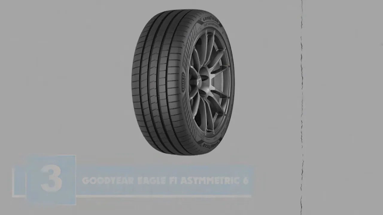 Goodyear Eagle F1 Asymmetric 6 UHP summer tire close-up