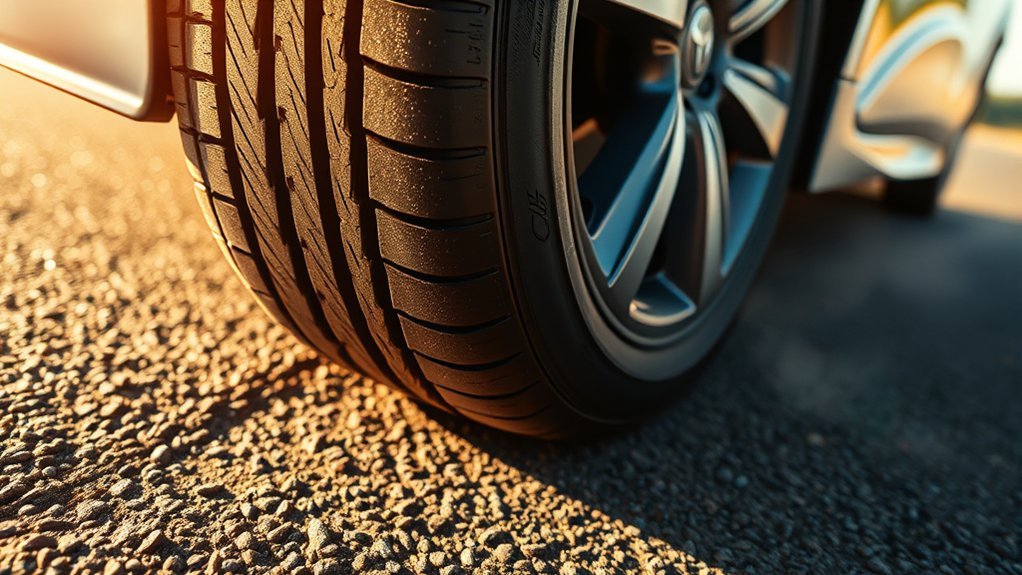 heat affects tire pressure