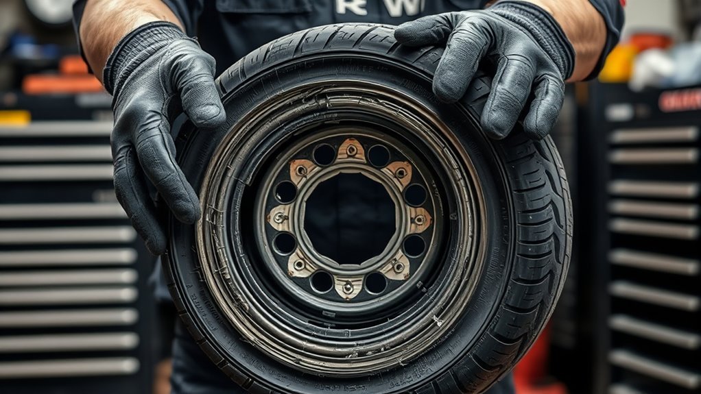 heat damages tire structure
