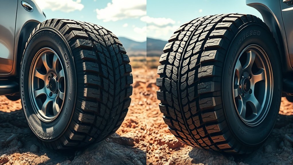 Highway vs all-terrain tires for Toyota Hilux driving surfaces