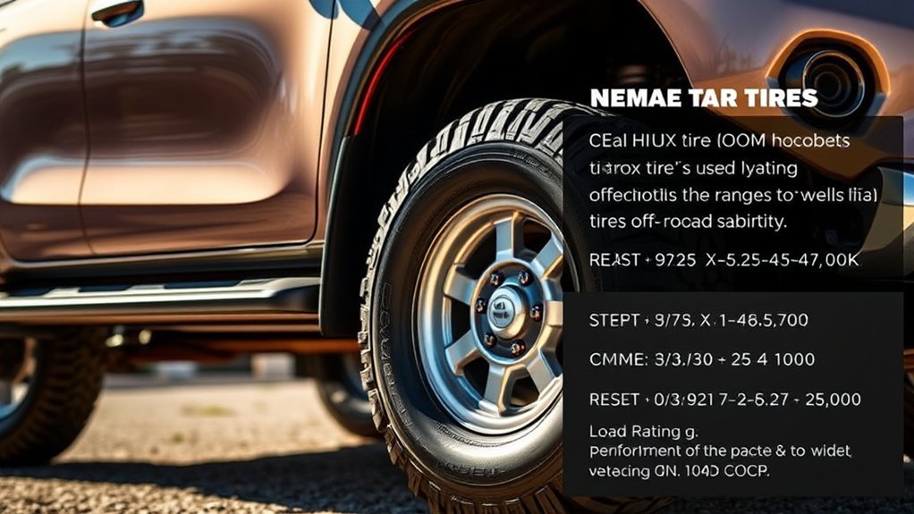 hilux tire specifications overview