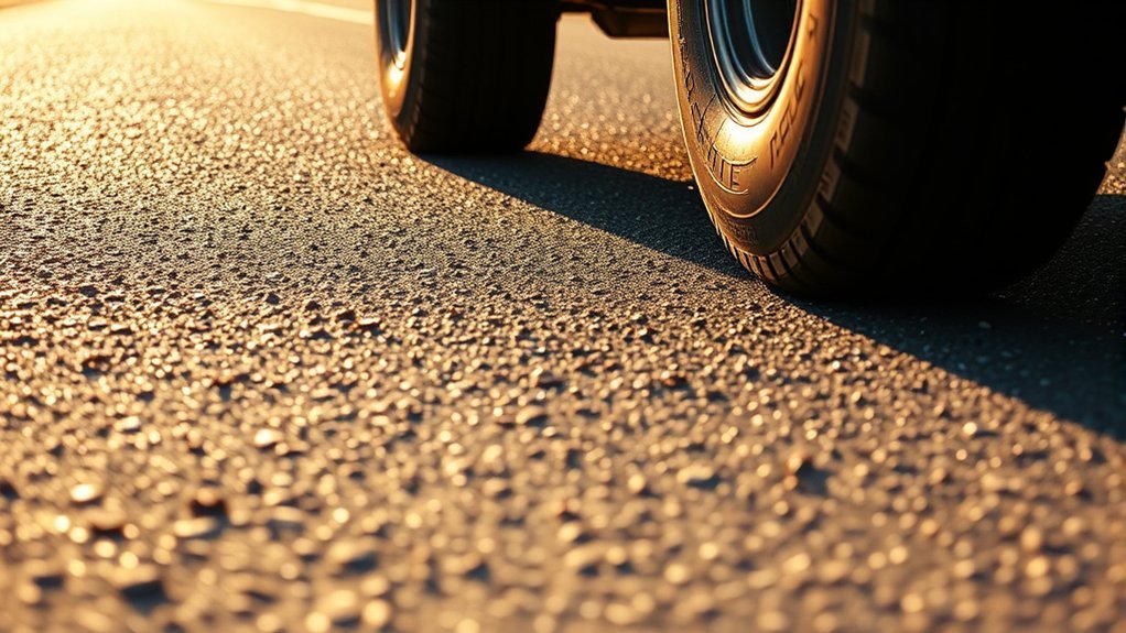 hot pavement tire impact