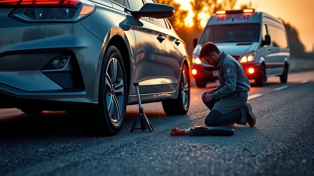 hyundai sonata flat tire assistance