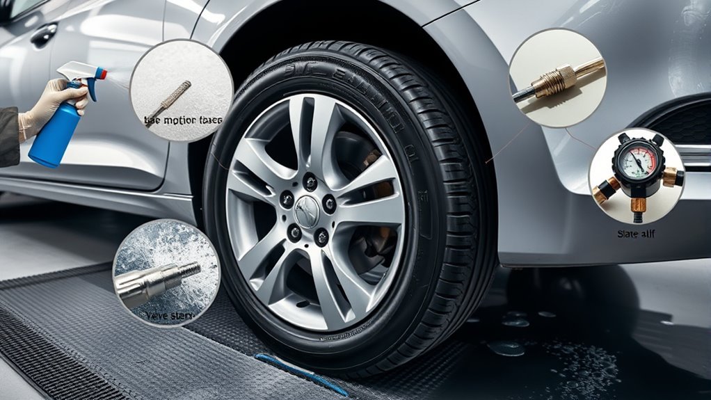 identifying tire slow leaks