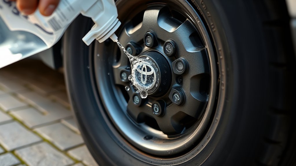 identifying tire valve leaks