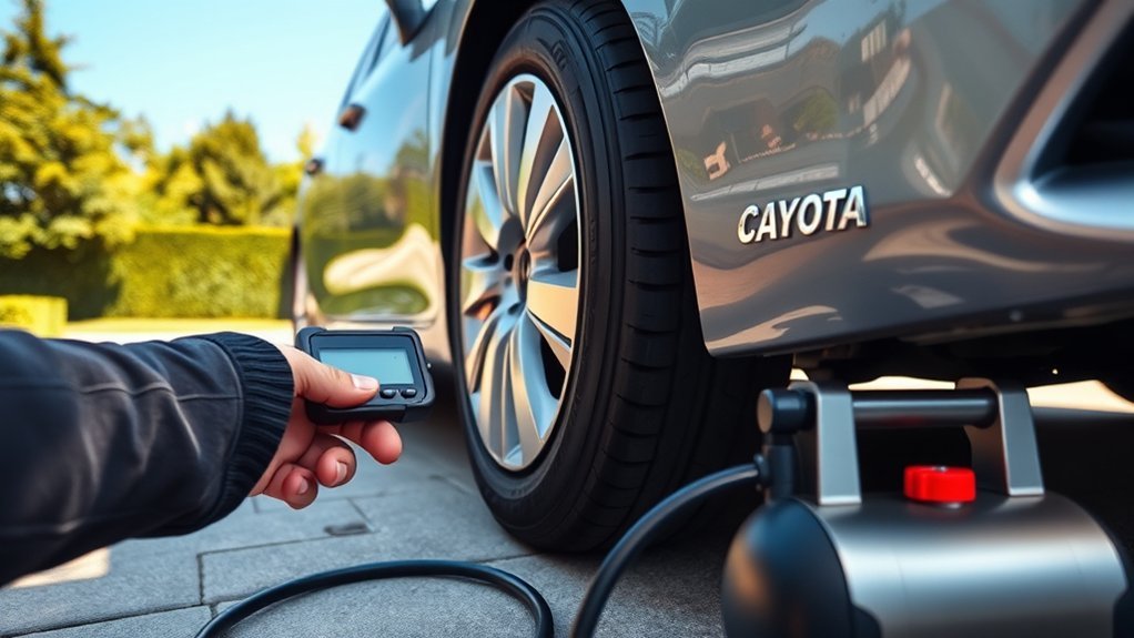 inflate toyota camry tires