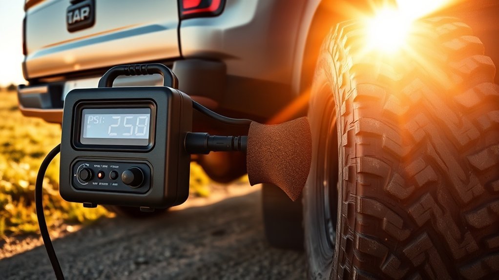 inflate truck tires safely