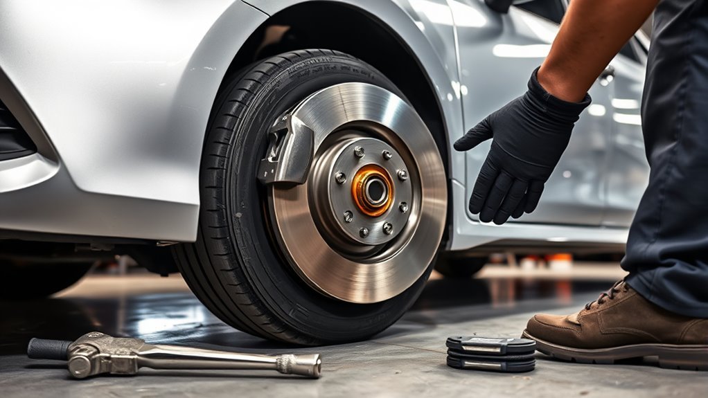 inspect brake rotors thoroughly