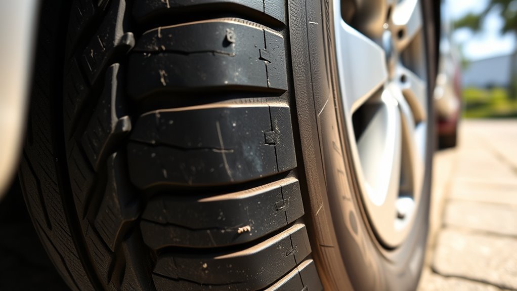 inspect tire tread bars