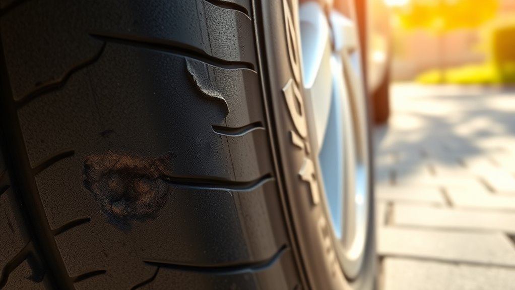 inspect tires for damage