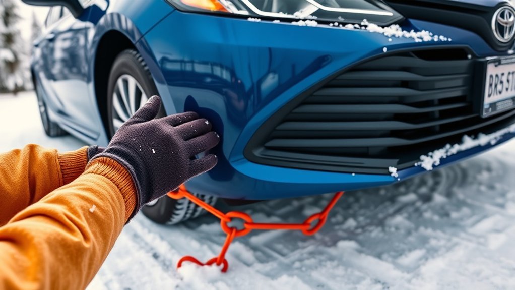 install snow chains correctly